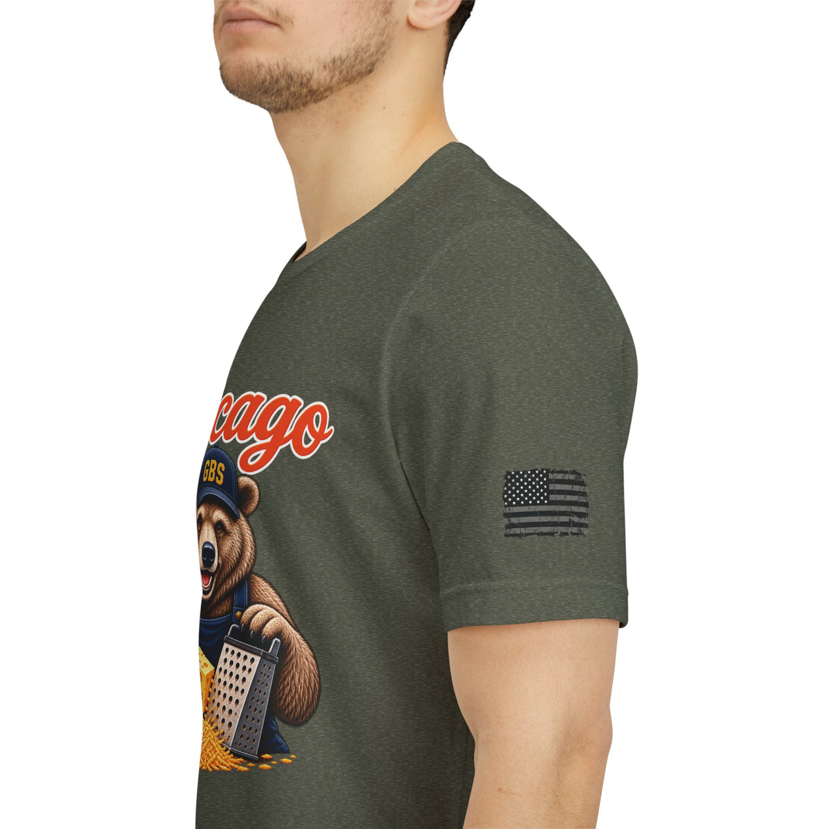 Orange GBS Military Unisex Jersey Short Sleeve Tee