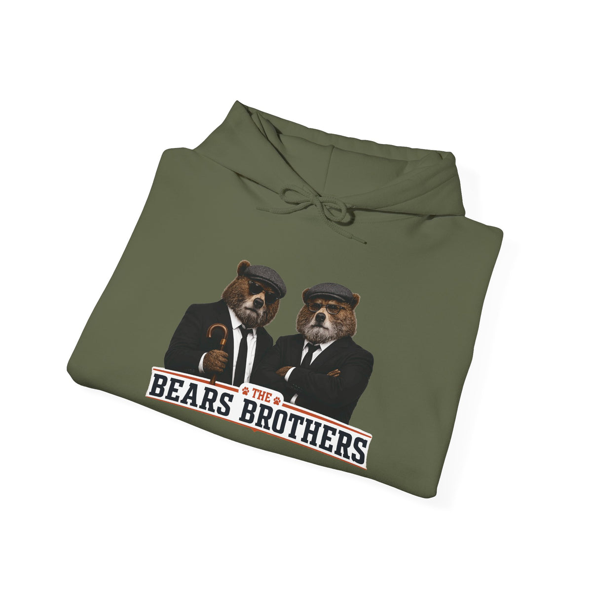 The Bear Brothers Military Unisex Heavy Blend™ Hooded Sweatshirt
