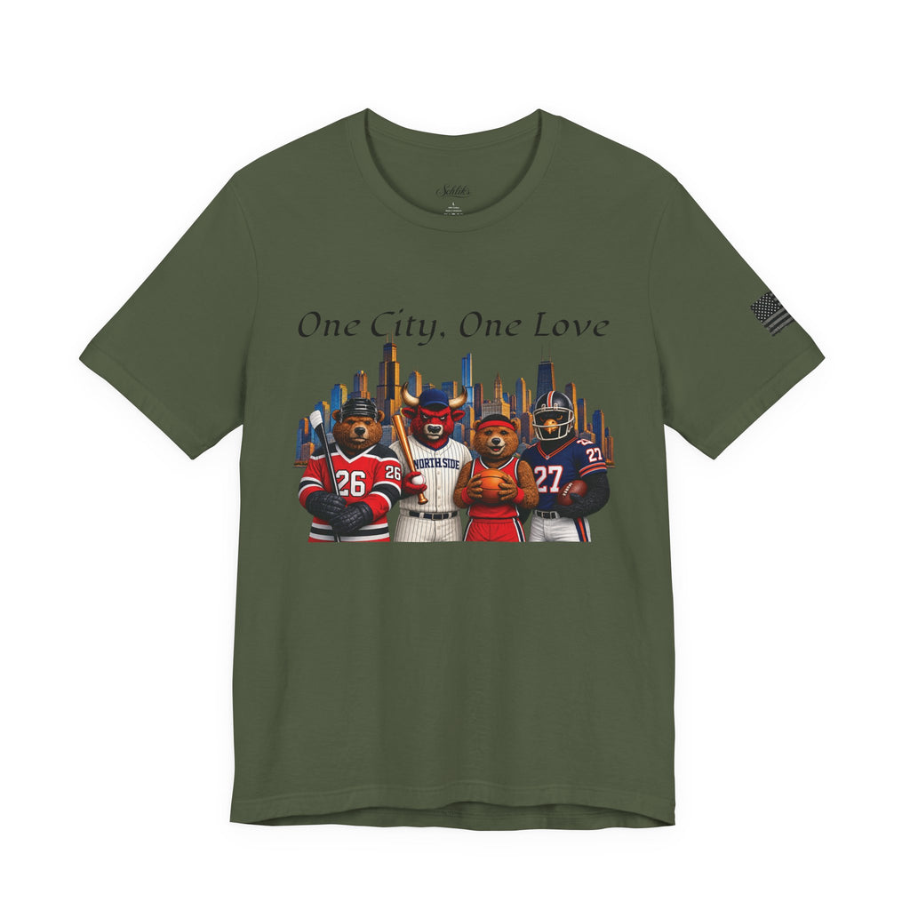 One City, One Love Military Unisex Jersey Short Sleeve Tee