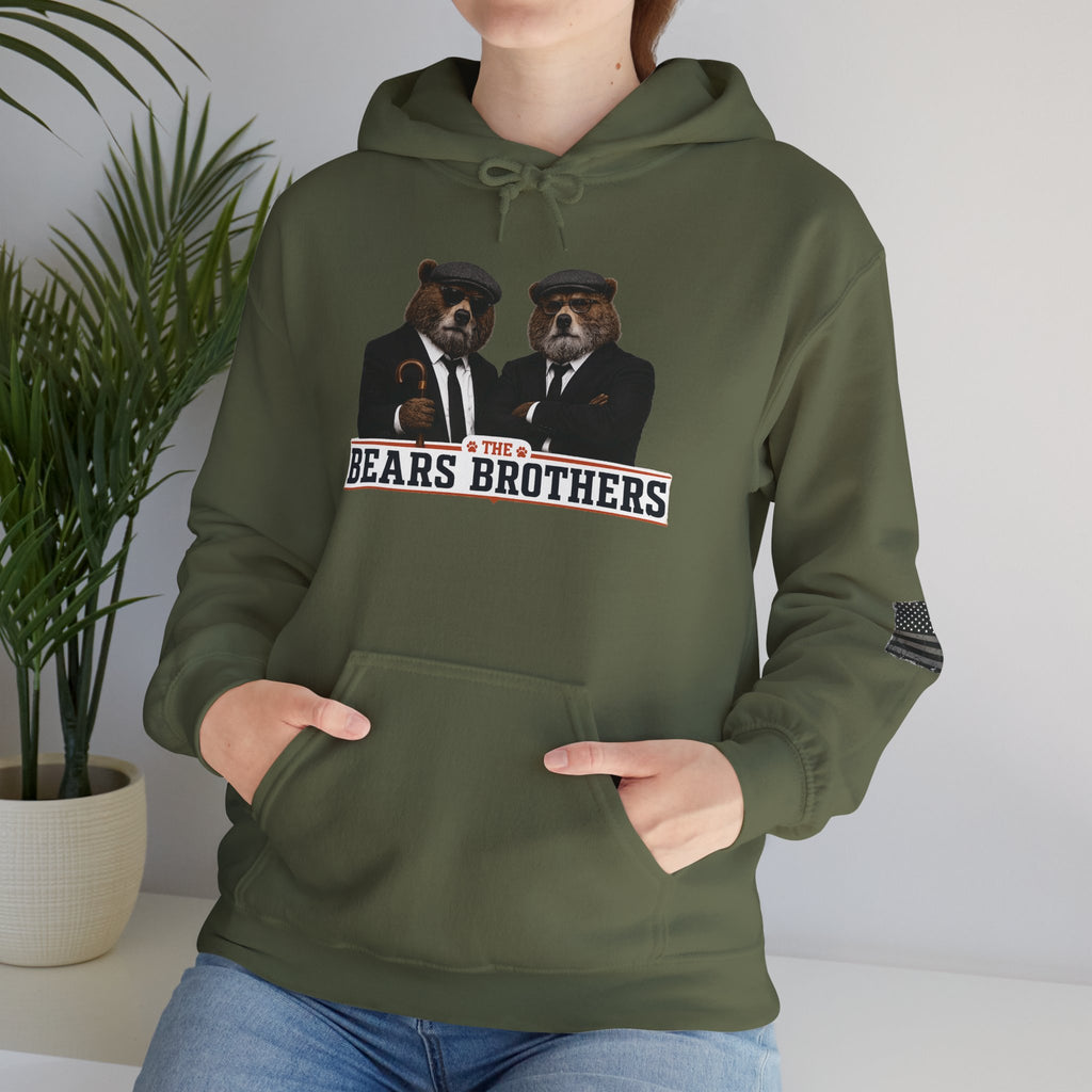 The Bear Brothers Military Unisex Heavy Blend™ Hooded Sweatshirt