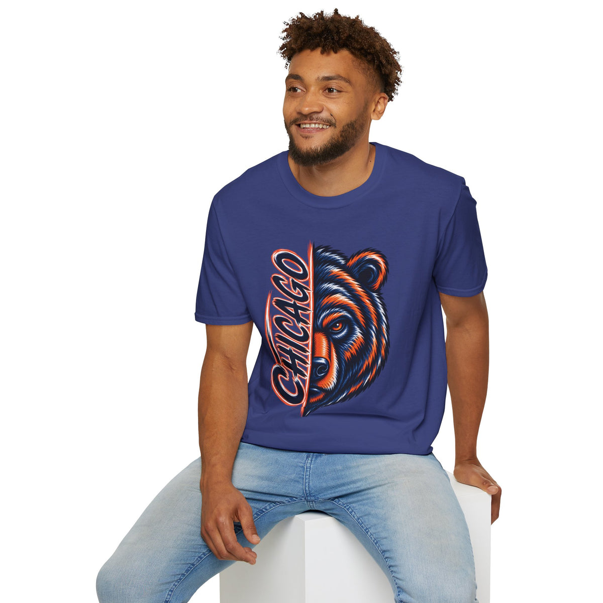 Bear Face Unisex Softstyle T-Shirt