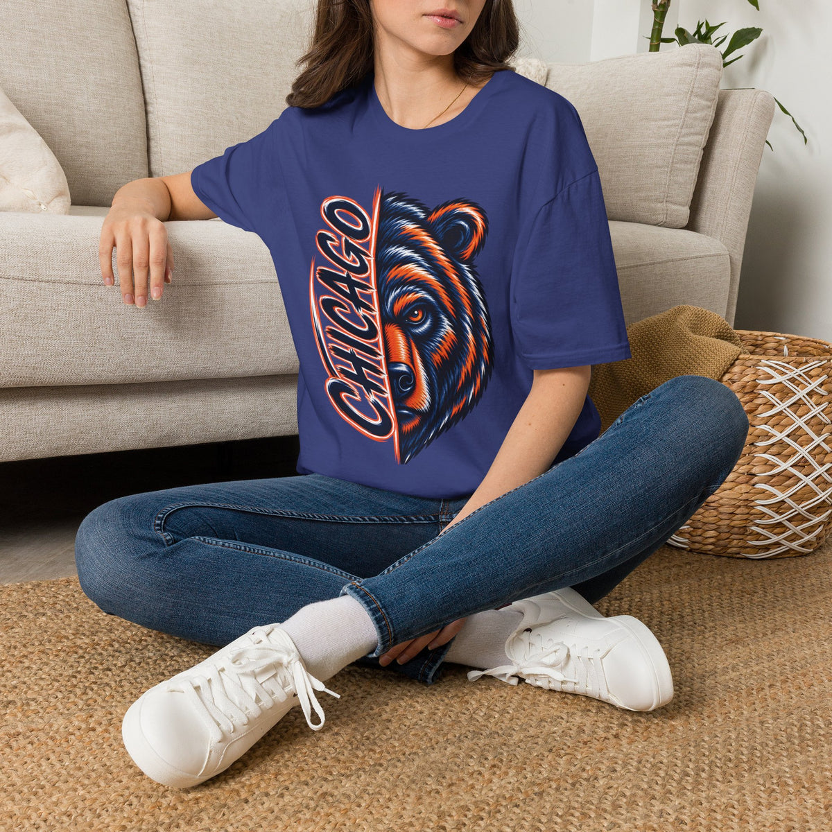 Bear Face Unisex Softstyle T-Shirt