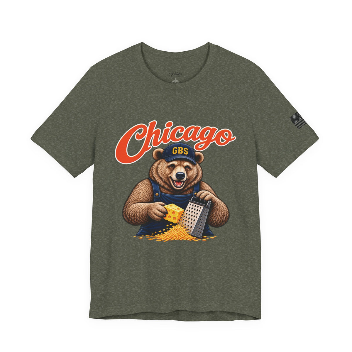 Orange GBS Military Unisex Jersey Short Sleeve Tee