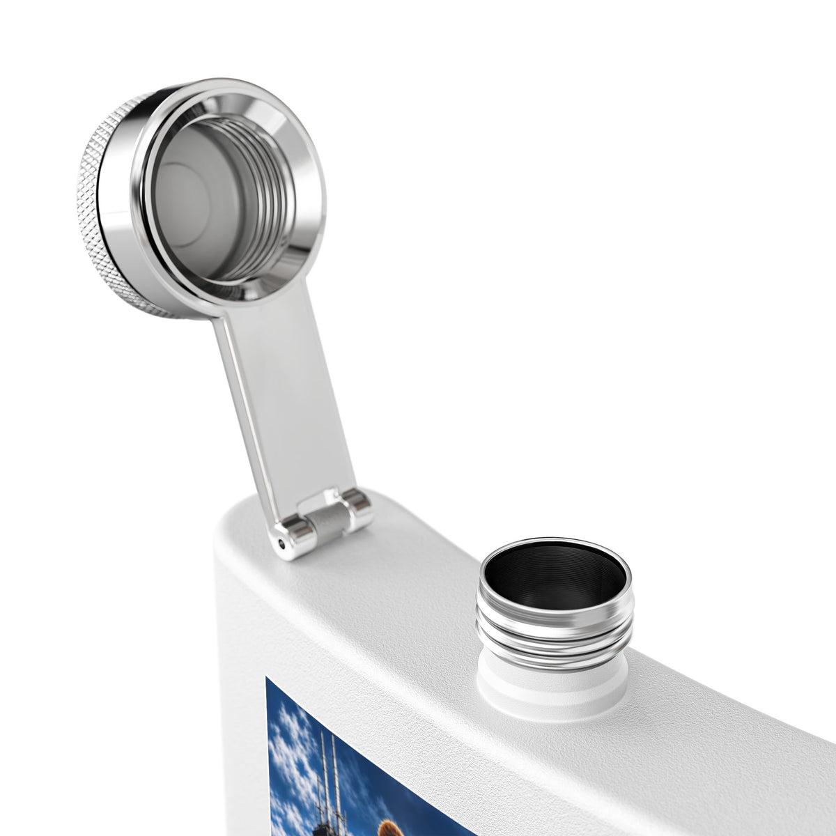 Our City Stainless Steel Flask, 6oz