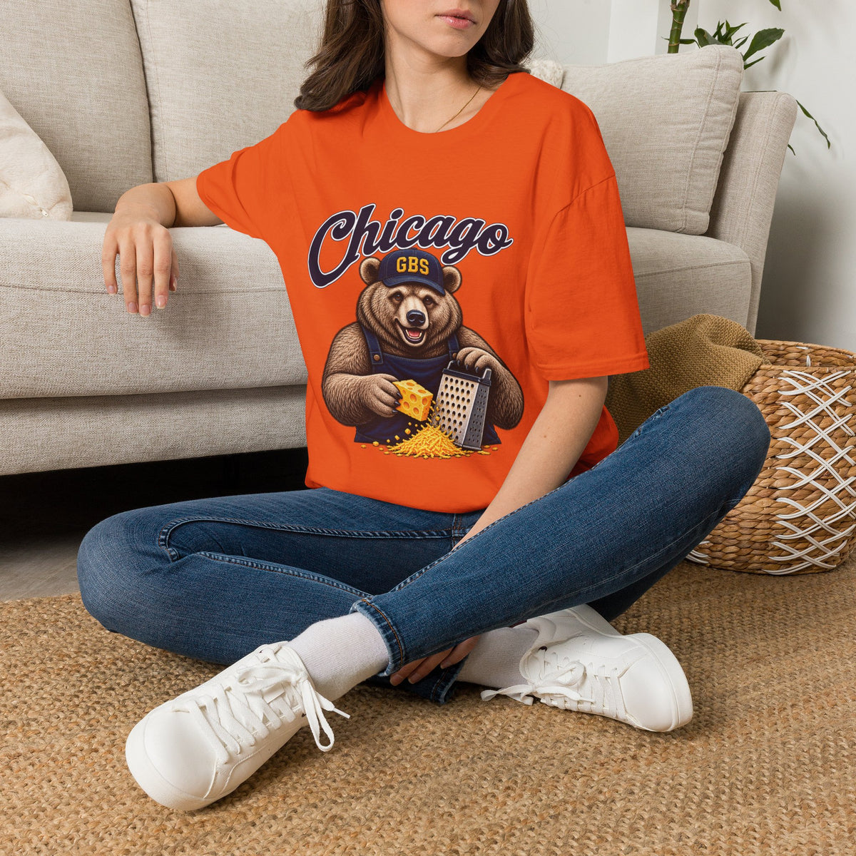 Blue GBS Unisex Softstyle T-Shirt