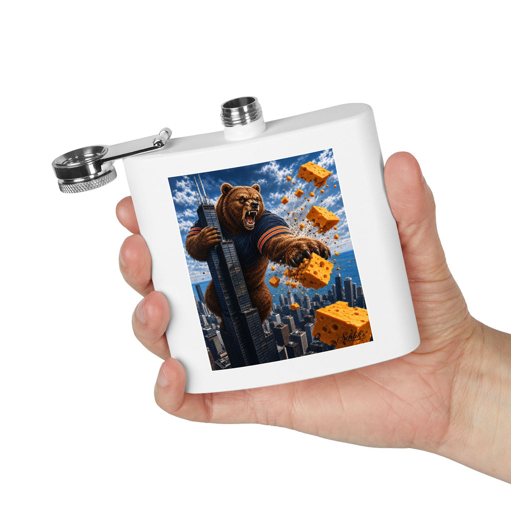 Our City Stainless Steel Flask, 6oz